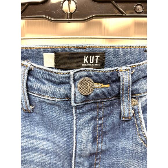 Kut From The Kloth Flared Jeans, Ana Fab Ab High Rise, Women's Size 00 - Picture 2 of 7